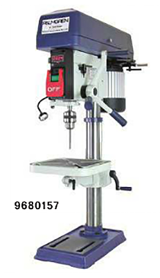 Palmgren Heavy Duty 16 Spindle Speed Drill Press-Step Pulley