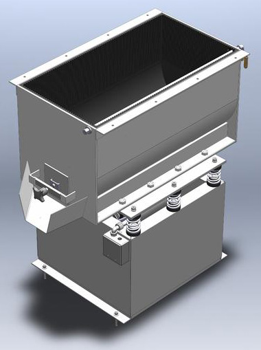 C&M Topline Mr. Deburr Rectangular Vibratory Finishing Tank, 6.5 Cubic  Foot, 3HP, 3-Phase 230V 60Hz - 600DB-US-230