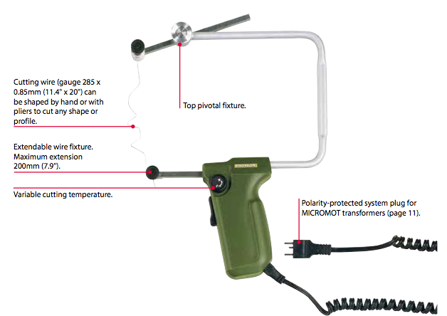 Carpediem Store. Proxxon Hot Wire Cutter THERMOCUT 12/E