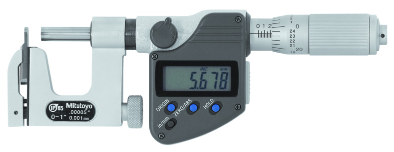 mik 564 ayu  Mitutoyo Uni-Mike Digital Micrometer, Interchangeable Anvil Type