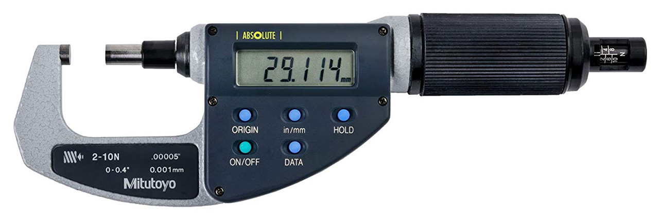 y【10/10】 Mitutoyo ABSOLUTE Digimatic Micrometer with Adjustable