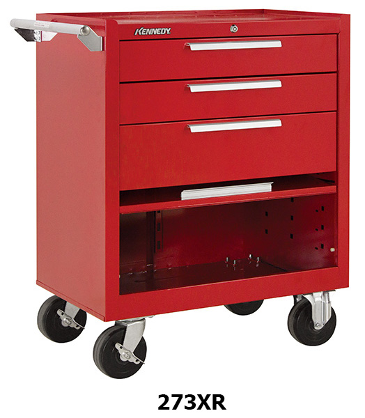 Kennedy Rolling Toolbox w/ 3 Drawers & Bottom Storage Area 27W 18D 36H  B03W