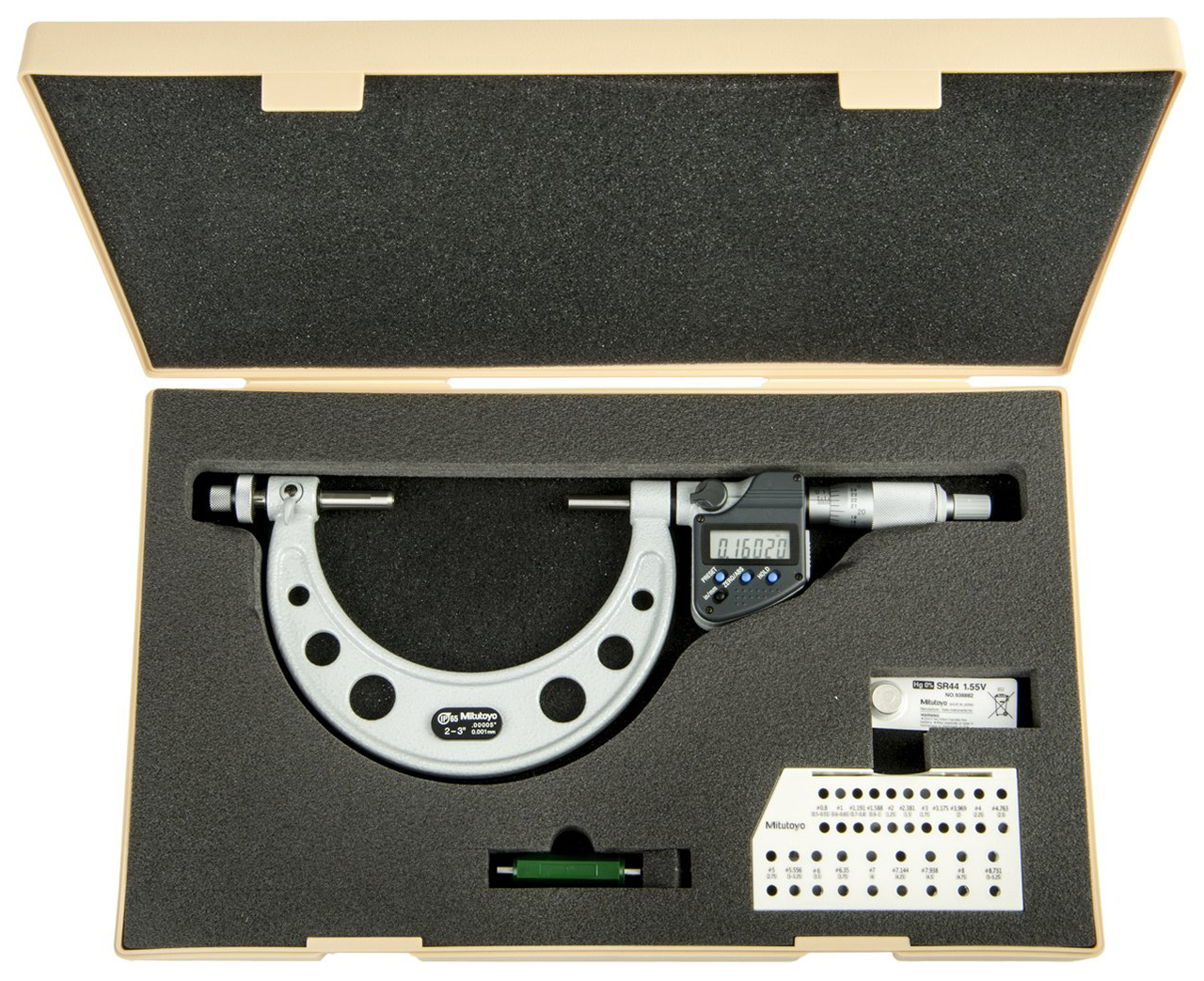 YM20様 Mitutoyo Gear Tooth Micrometers, Series 324 Interchangeable Ball