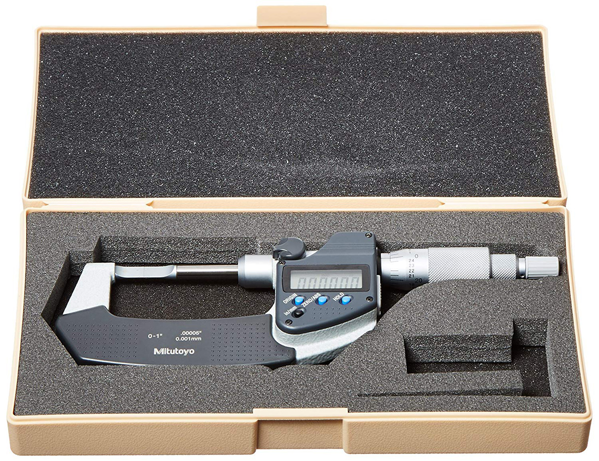 Mitutoyo Digital Blade Micrometer, 0-1