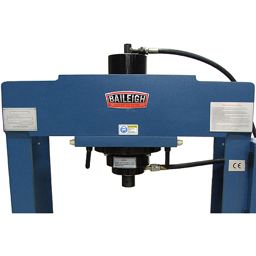 Baleigh 1004779 10 Ton Hand Operated H-Frame Hydraulic Press - 7-3