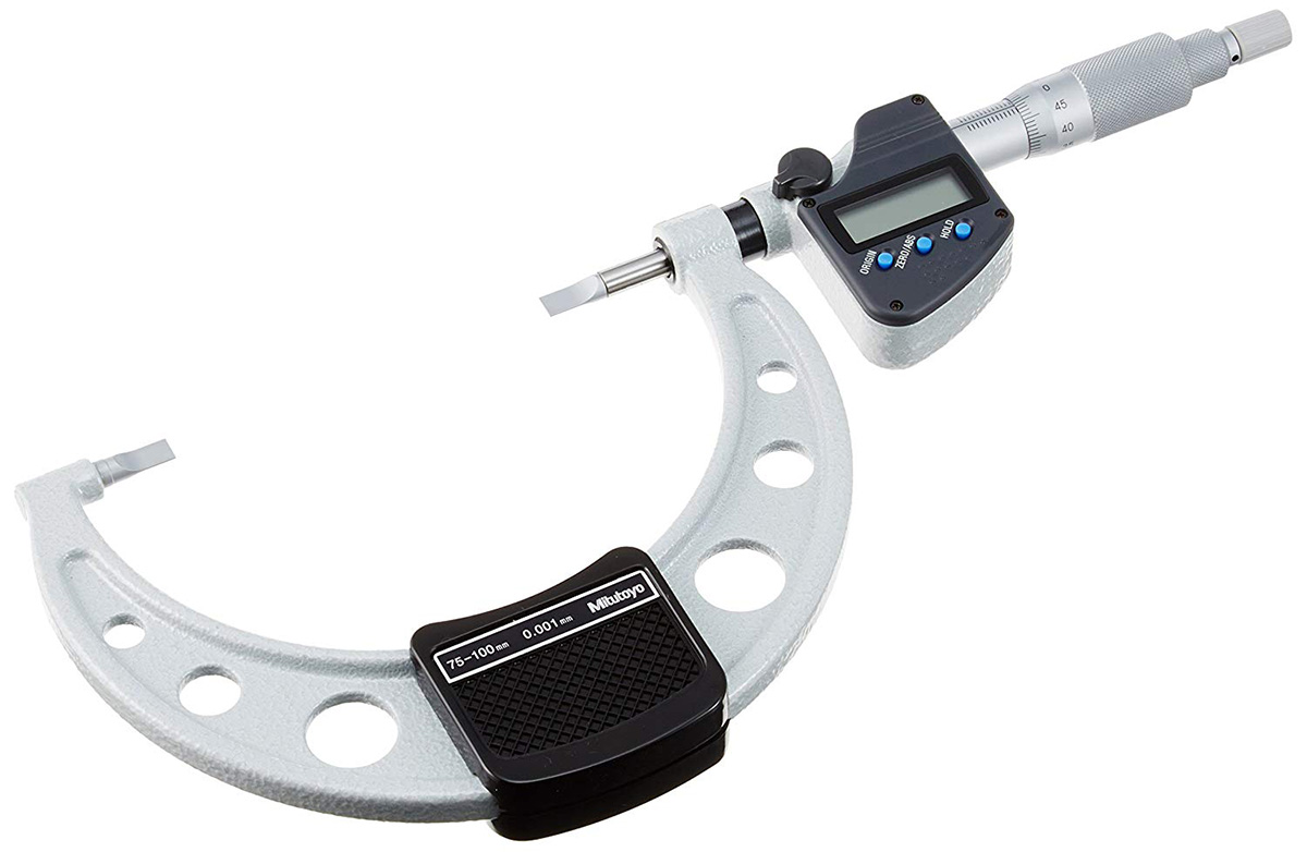 Mitutoyo Digital Blade Micrometer, 75-100mm, Type A - 422-233-30
