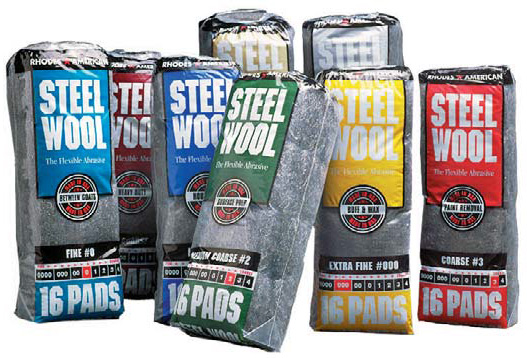 #0000 Steel Wool 4 Pads : : Tools & Home Improvement