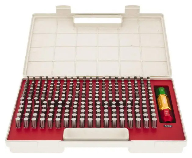 SPI Class ZZ Pin Gage Set, Inch, Steel, Plus Tolerance, 0.251
