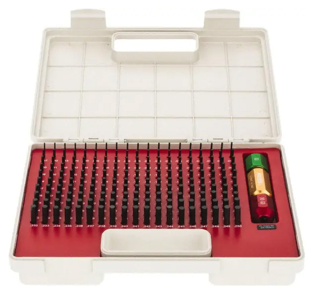 SPI Class ZZ Pin Gage Set, Inch, Black Oxide Coated Steel, Minus