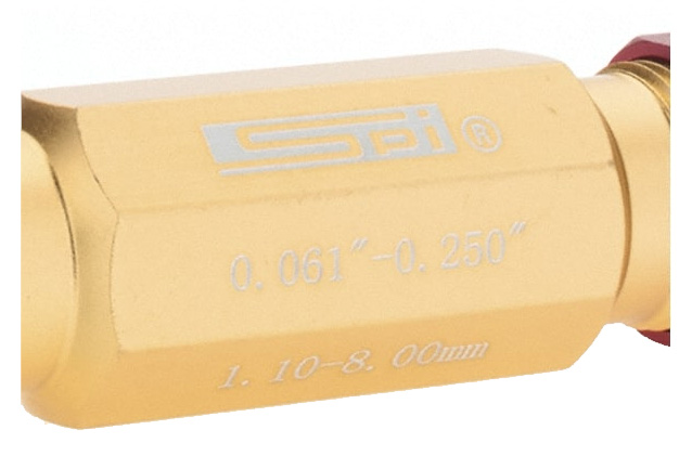SPI Class ZZ Pin Gage Set, Inch, Black Oxide Coated Steel