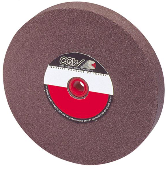 その他 GRW CGW Brown Aluminum Oxide Bench & Pedestal Grinding Wheel, 6