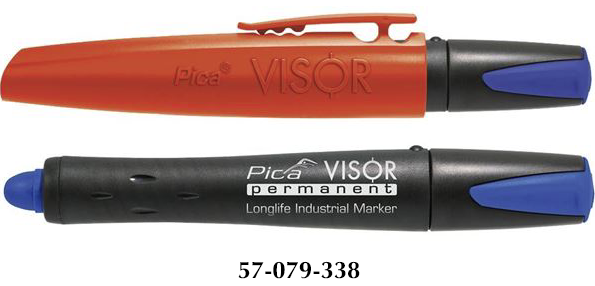 Pica VISOR® Blue Permanent Crayon Marker - 990/41 - 57-079-338 - Penn Tool  Co., Inc