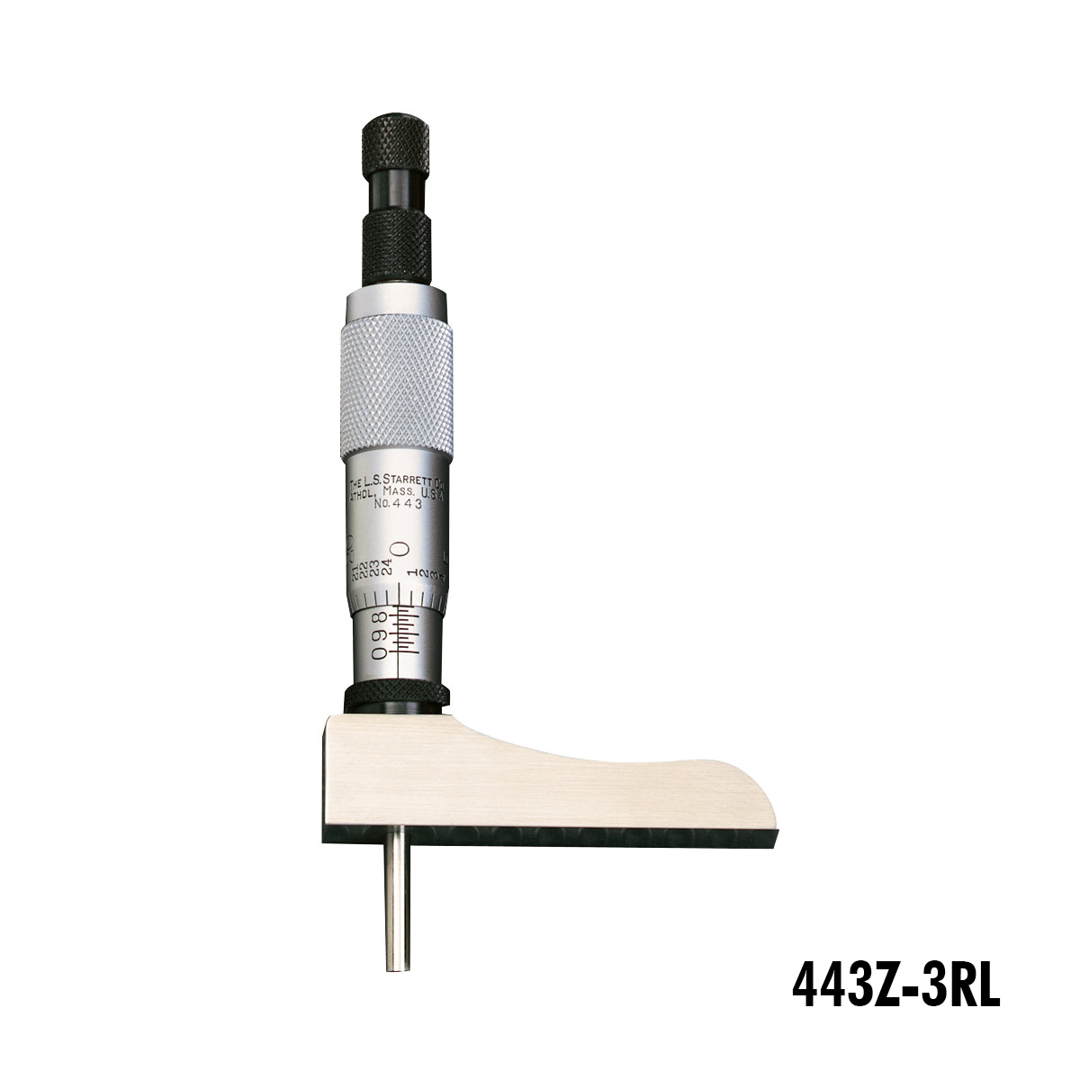 Starrett 443 Micrometer Depth Gages with Half Base| Penn Tool Co., Inc