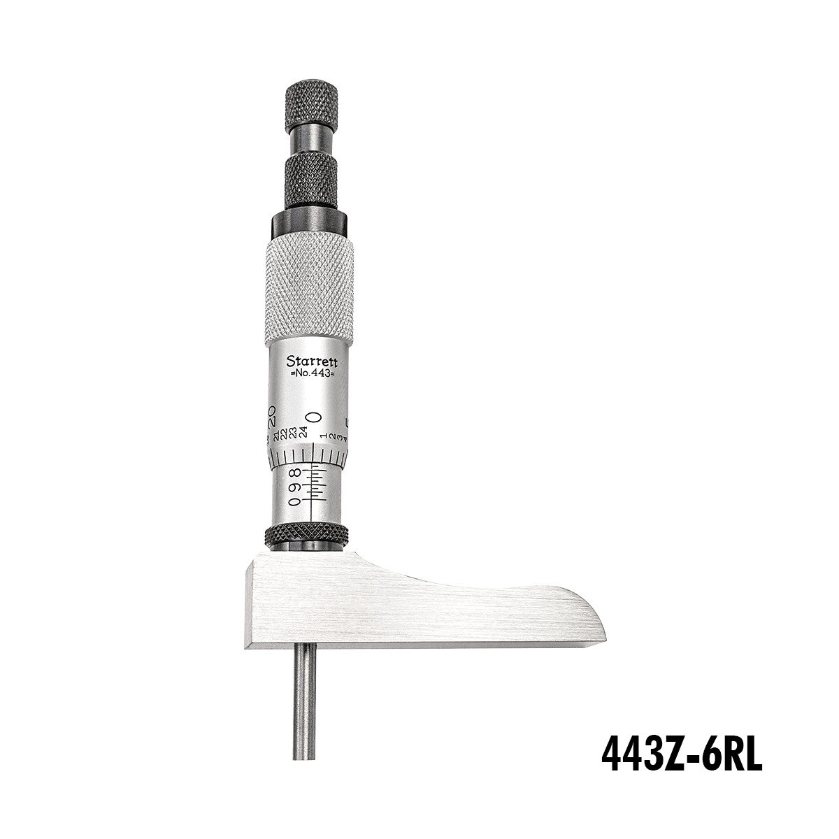 Starrett 443 Micrometer Depth Gages with Half Base| Penn Tool Co., Inc
