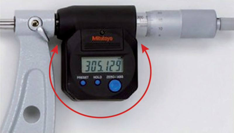 Mitutoyo Digital Micrometer, Inch/Metric 12-13