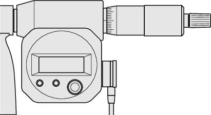Mitutoyo Digital Micrometer, Inch/Metric 13-14