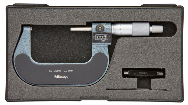 Mitutoyo Digit Outside Micrometer, 50-75mm - 193-103| Penn Tool Co