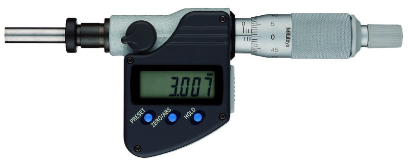 Mitutoyo Digital Micrometer Head, 0-25mm - 350-252-30| Penn Tool