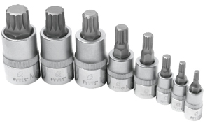 Sunex 8pc Triple Square Bit Socket Set - SU9719| Penn Tool Co., Inc