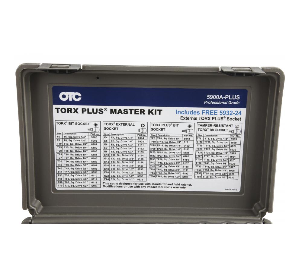 OSP セット OTC 53 Piece Master Torx Bit Socket Set 5900A-PLUS - OT5900A-PLUS