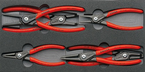 Knipex 6 Pc. Snap Ring Plier Set - KX002001V02| Penn Tool Co., Inc