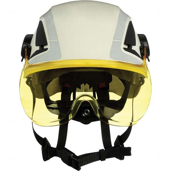 3M Hard Hat Accessories, Type: Visor, Hard Hat Compatibility: X5000,  Material: Polycarbonate, Attachment Type: Slide In/Out, Color: Amber  7100176971 - ...