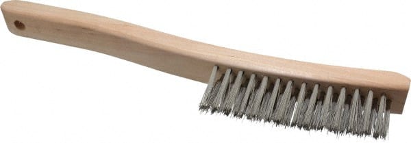 Curved Handle Wire Brush - 1 x 14