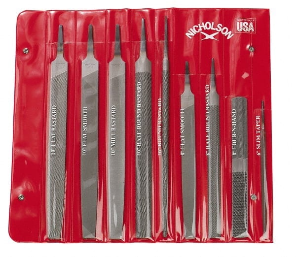 Nicholson 9 Piece American Pattern File Set 6