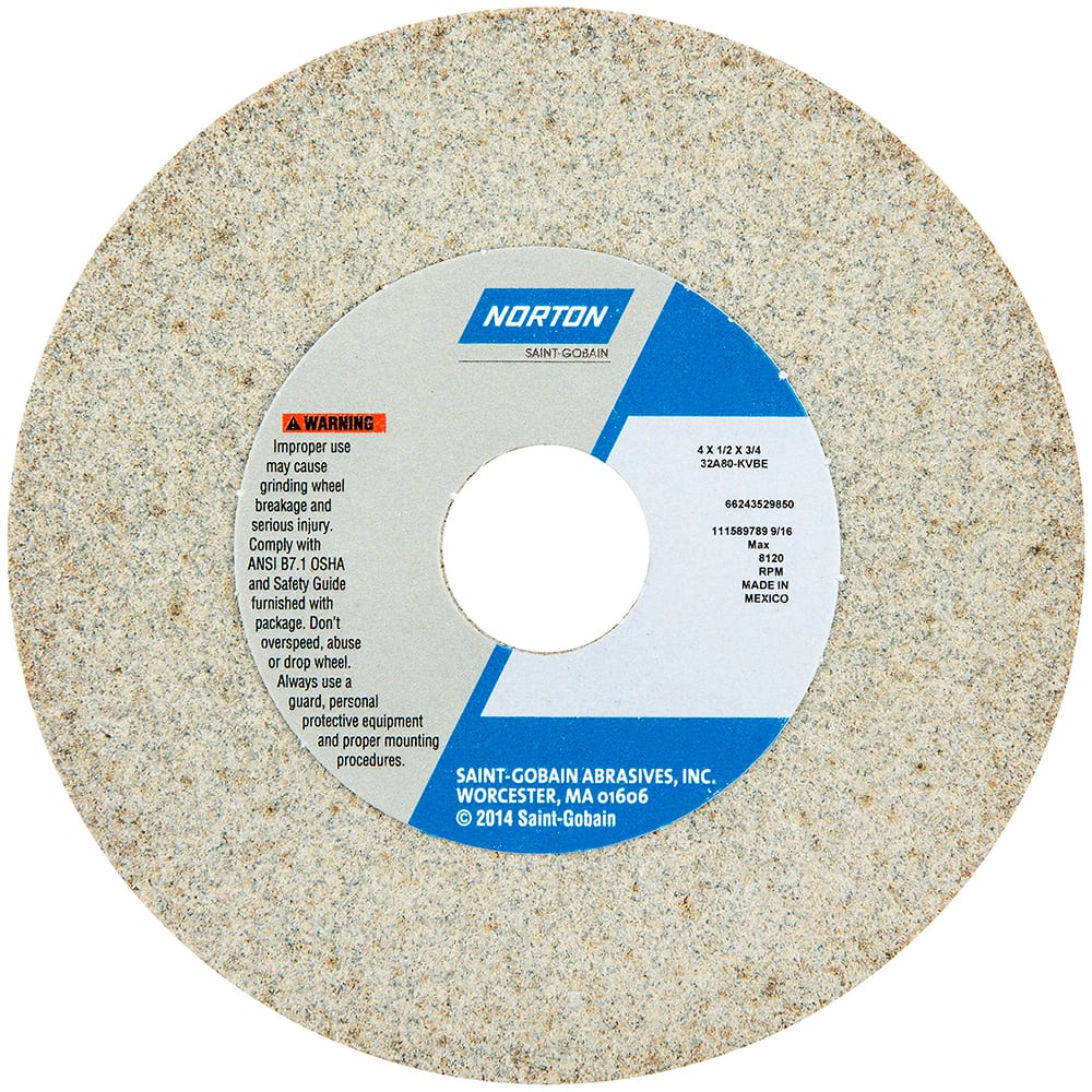 Norton 57A36N7VBE Grinding Wheel 8in X 1in X 3/4in, 50 OFF