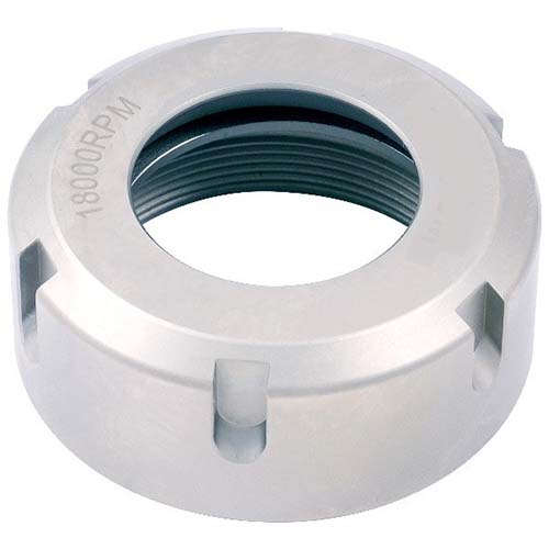 Precise UM-Type ER-32 Collet Chuck Nut, Thread M40 X 1.5 - 3900