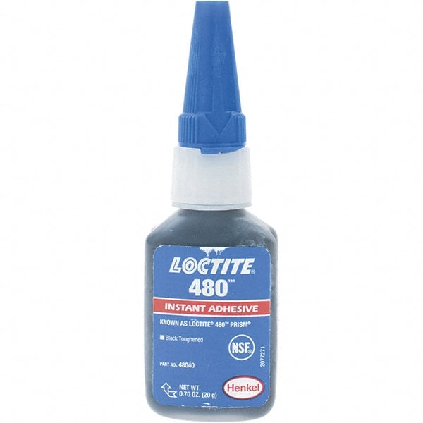 Loctite 20 g Bottle Black Instant Adhesive 480 PRISM 20G NON NSF