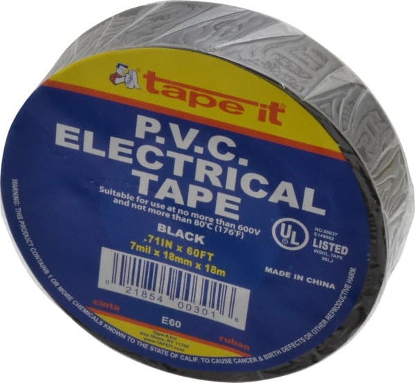 PVC Electrical Tape - 3/4 x 60ft - Blue