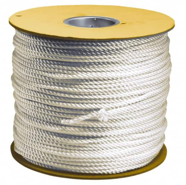 Value Collection 100 ft. Length Nylon Solid Braid Rope 1/8 Diam, 39 Lb  Capacity WS-MH-FIBR-129 - 45901352 - Penn Tool Co., Inc