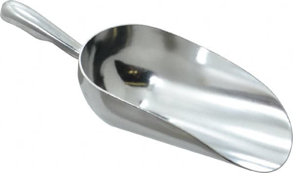 Vollrath 12 oz Silver Cast Aluminum Round Bottom Scoop - 3.3 Wide Bowl, 3 Handle Length, 8.8 OAL | Part #46891