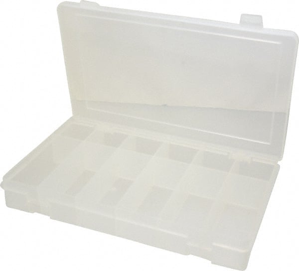 Durham Compartment Box,12 Compartments,Clear Spos12-clr