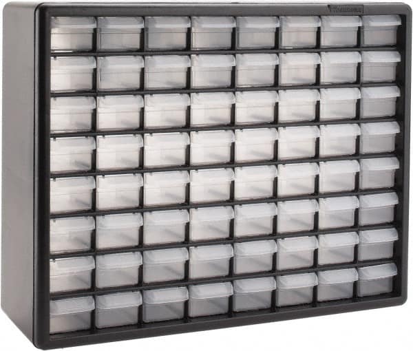 Akro-Mils 64-Compartment Small Parts Organizer Cabinet 10164 - The