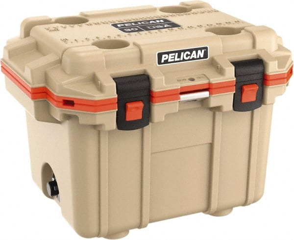 Pelican Products, Inc. 30 Qt Cooler Polypropylene, Tan
