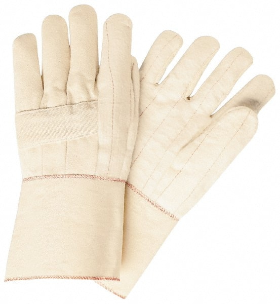 MCR Safety Size L Cotton Lined Cotton Hot Mill Glove Gauntlet Cuff