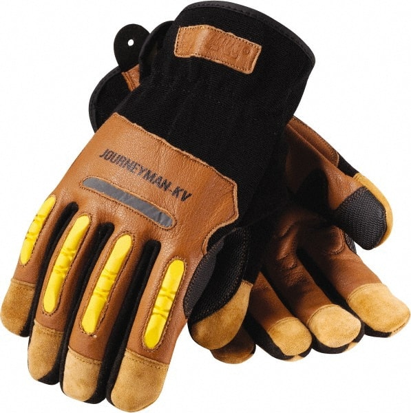 Work Gloves Leather Palm, XL