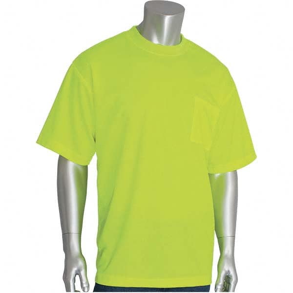 PIP Size 5XL Hi-Vis Yellow High Visibility Short Sleeve T