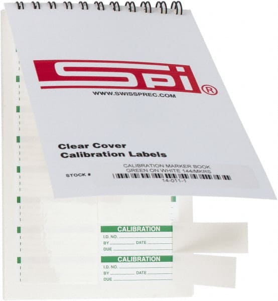 SPI Calibration Label Legend: Calibration, English, 1-3/4 x 5/8 SPI Calibration Label Legend: Calibration, English, 1-3/4 x 5/8