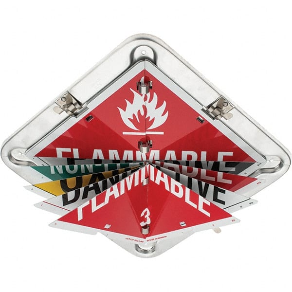 Value Collection DOT Flip Placards, Type: Split Back, Number