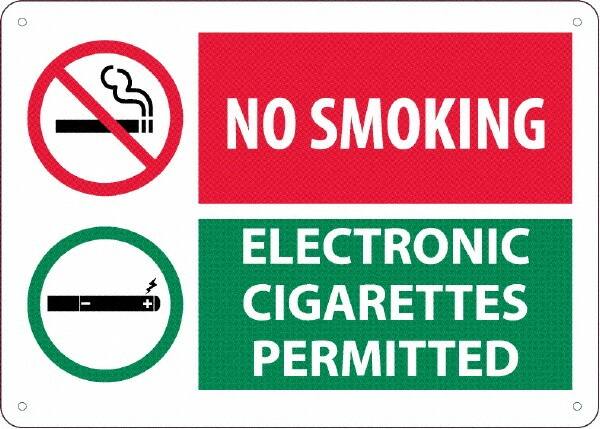 AccuformNMC "No Smoking - Electronic Cigarettes Permitted", 10" Long x 14" Wide, Rigid Plastic Safety Sign Rectangular, 0.05" Thick, Use for Smoking Regulations M957RB - 37655131 | Penn Tool Co., Inc AccuformNMC "No Smoking - Electronic Cigarettes Permitted", 10" Long x 14" Wide, Rigid Plastic Safety Sign Rectangular, 0.05" Thick, Use for Smoking Regulations M957RB - 37655131 | Penn Tool Co., Inc