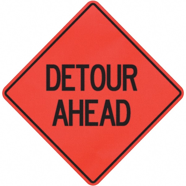 USA標識看板　DETOUR SC9 (CA) DETOUR SIGN – Main Street Signs, Athaco Inc.