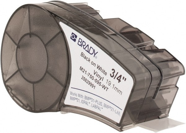 Brady B-7425 Polypropylene Lab Labels - 1 Roll, 2000 Labels For Harsh Environments & Freezer Use