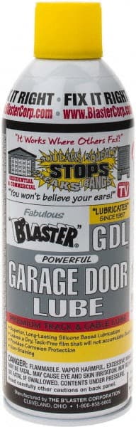 Blaster 16 oz Aerosol Silicone Garage Door Lubricant Clear 16-GDL - 45277662| Penn Tool Co., Inc Blaster 16 oz Aerosol Silicone Garage Door Lubricant Clear 16-GDL - 45277662| Penn Tool Co., Inc