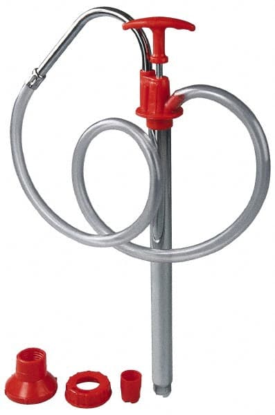 PROLUBE Oil Lubrication Polyethylene Lever Hand Pump For 5 Gal Container,  Use with Antifreeze, Diesel Fuel,