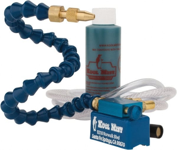 Kool Mist 1 Outlet, Tankless Mist Coolant Unit 4 ft. Coolant Line