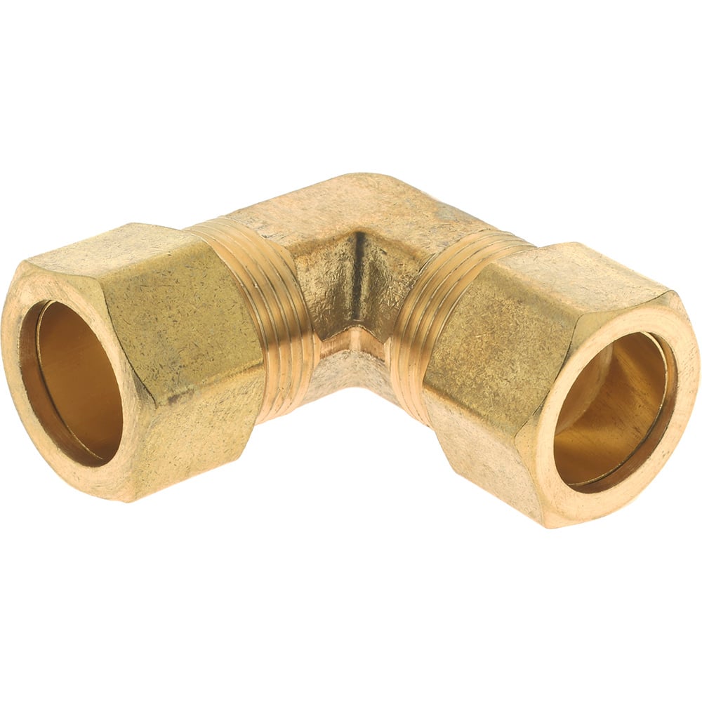 CerroBrass 5/8 Tube OD Brass Compression Tube Union Elbow Comp x Comp Ends  P-65A-1010 - 36983468