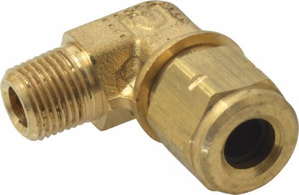 Parker Hannifin 3/8 Tube OD X 1/8-27 NPTF Brass Compression, 48% OFF